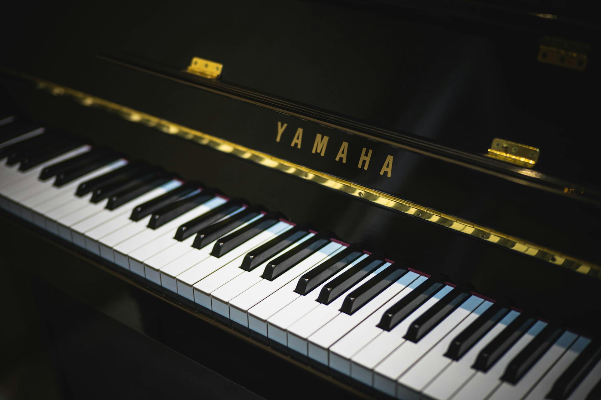 Piano keyboard and musical instruments as creative gift ideas for blind people who love music